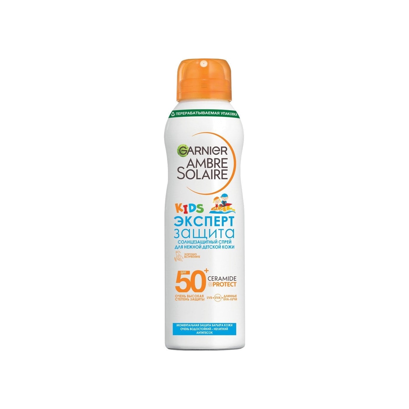 Ambre Solaire Спрей солнцезащитный для нежной детской кожи SPF50 купить в VISAGEHALL