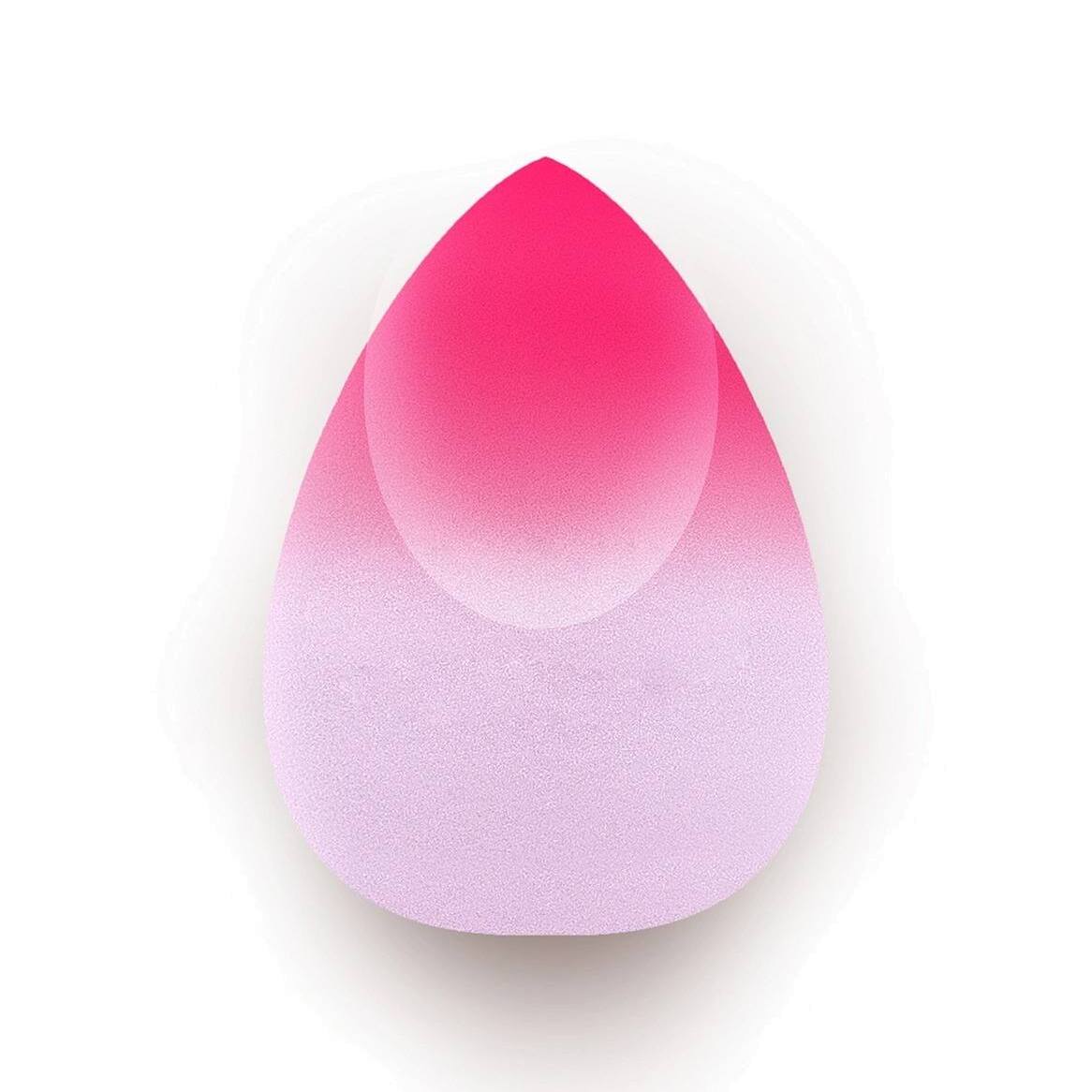 Спонж косметический для макияжа, меняющий цвет Purple-pink VISAGEHALL
