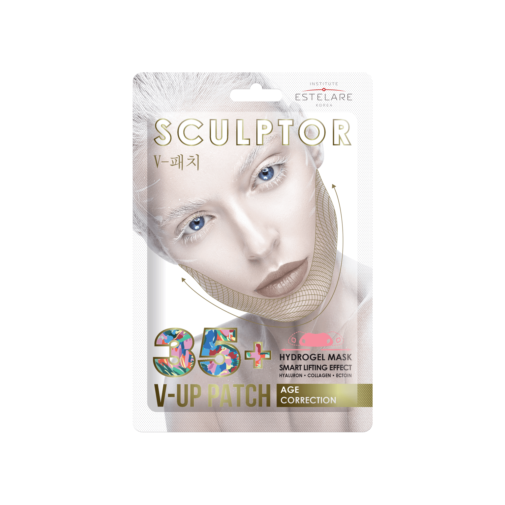 Маска-лифтинг гидрогелевая для V-line-зоны 35+ Sculptor магазин VISAGEHALL являющийся официальным дистрибьютором в России
