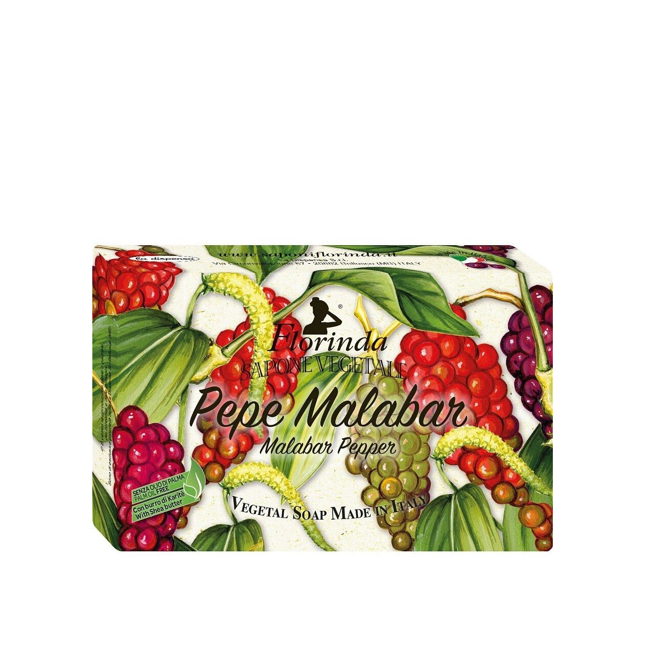 Мыло Pepper Malabar (Palm Oil Free) магазин VISAGEHALL являющийся официальным дистрибьютором в России