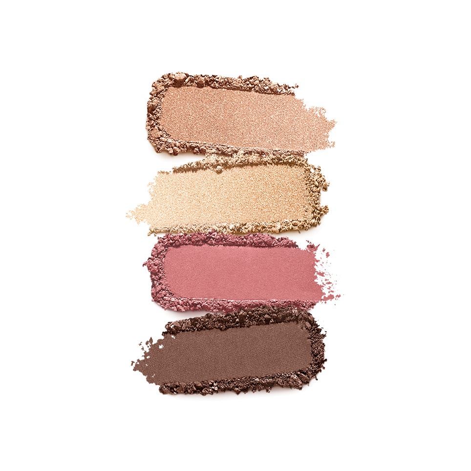 Палетка теней для век bright quartet eyeshadow palette 