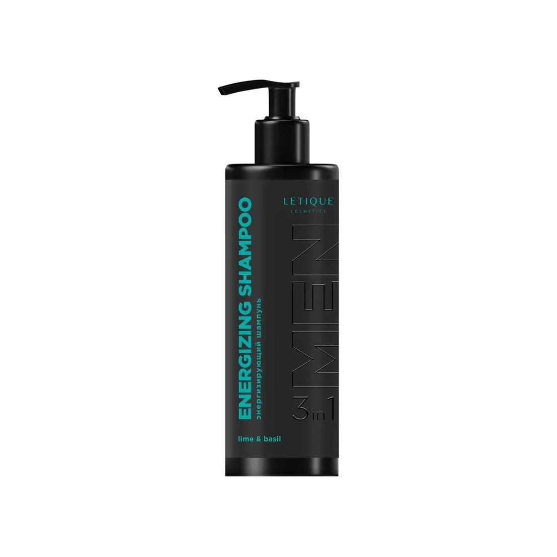 Шампунь для волос и тела энергизирующий мужской Energizing Shampoo Letique Cosmetics  VISAGEHALL
