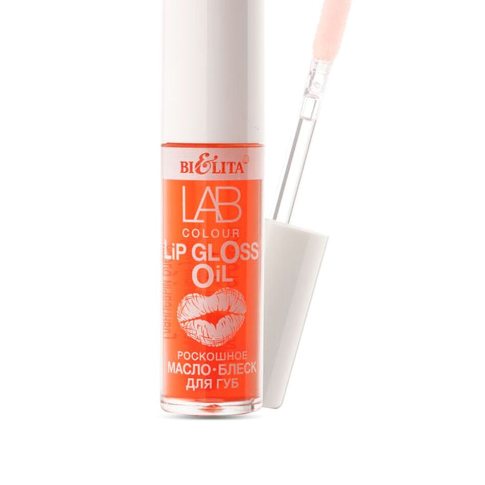 Масло-блеск для губ роскошное 02 Red Peach Lab Colour VISAGEHALL