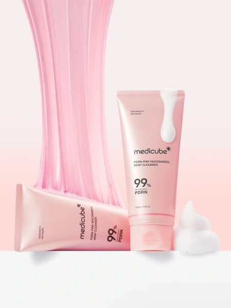 Пенка для умывания с PDRN Pink Niacinamide Whip Cleanser