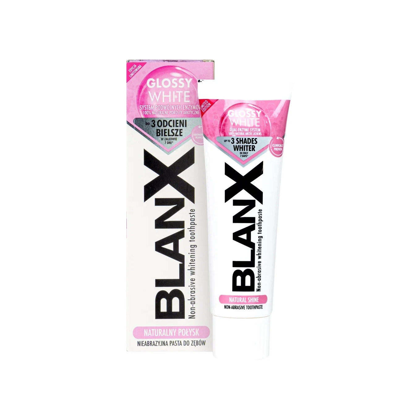 Зубная паста BlanX Glossy White купить в VISAGEHALL