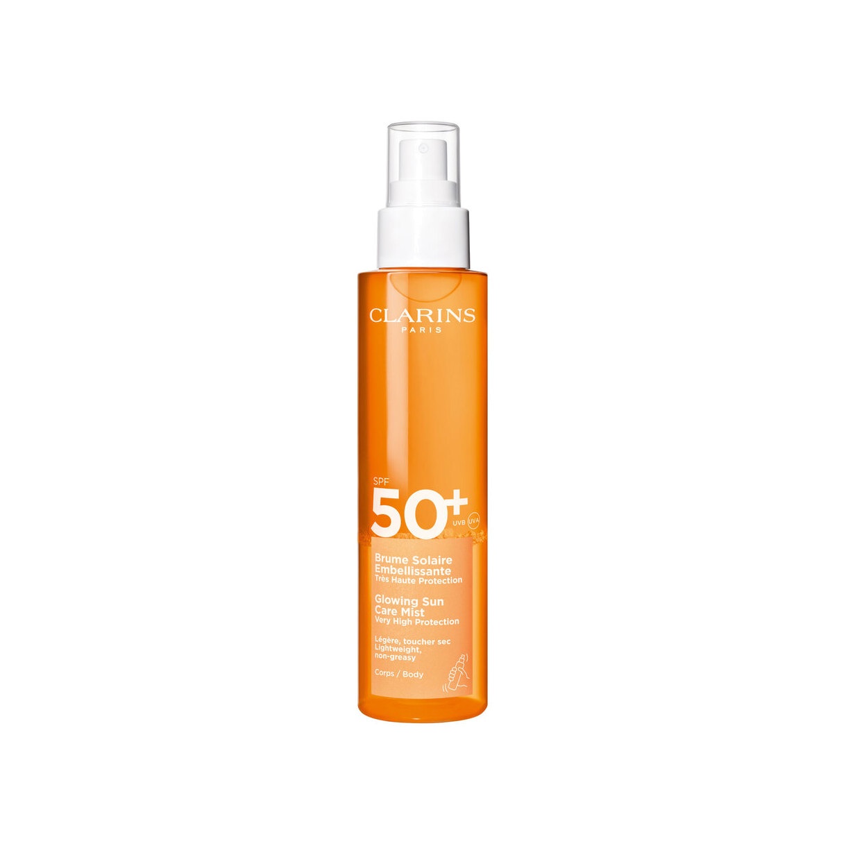Спрей для тела увлажняющий солнцезащитный SPF 50+ Brume Solaire Embellissante  купить в VISAGEHALL