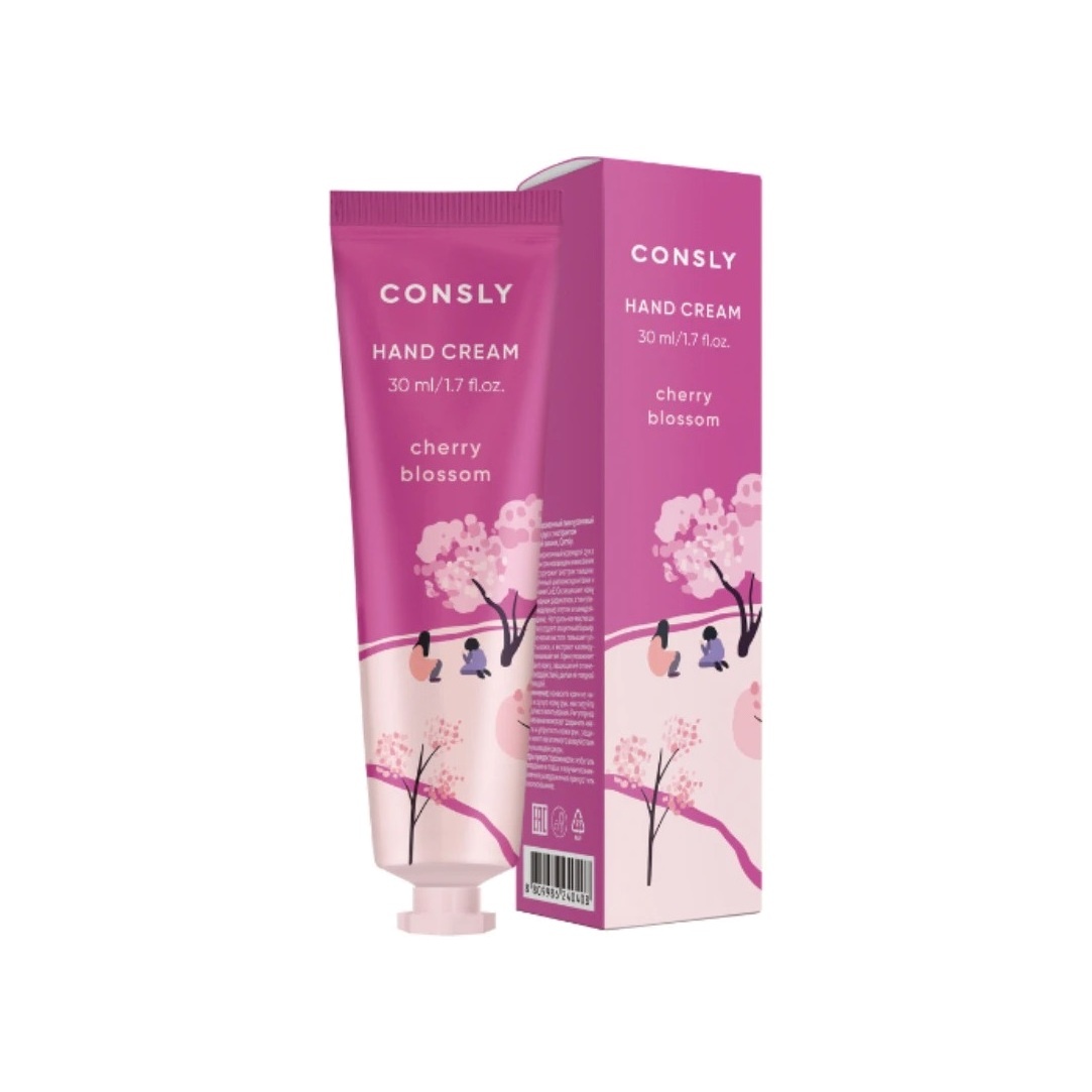 Крем для рук парфюмированный гиалуроновый с экстрактом цветущей вишни Cherry Blossom Hand Cream купить в VISAGEHALL