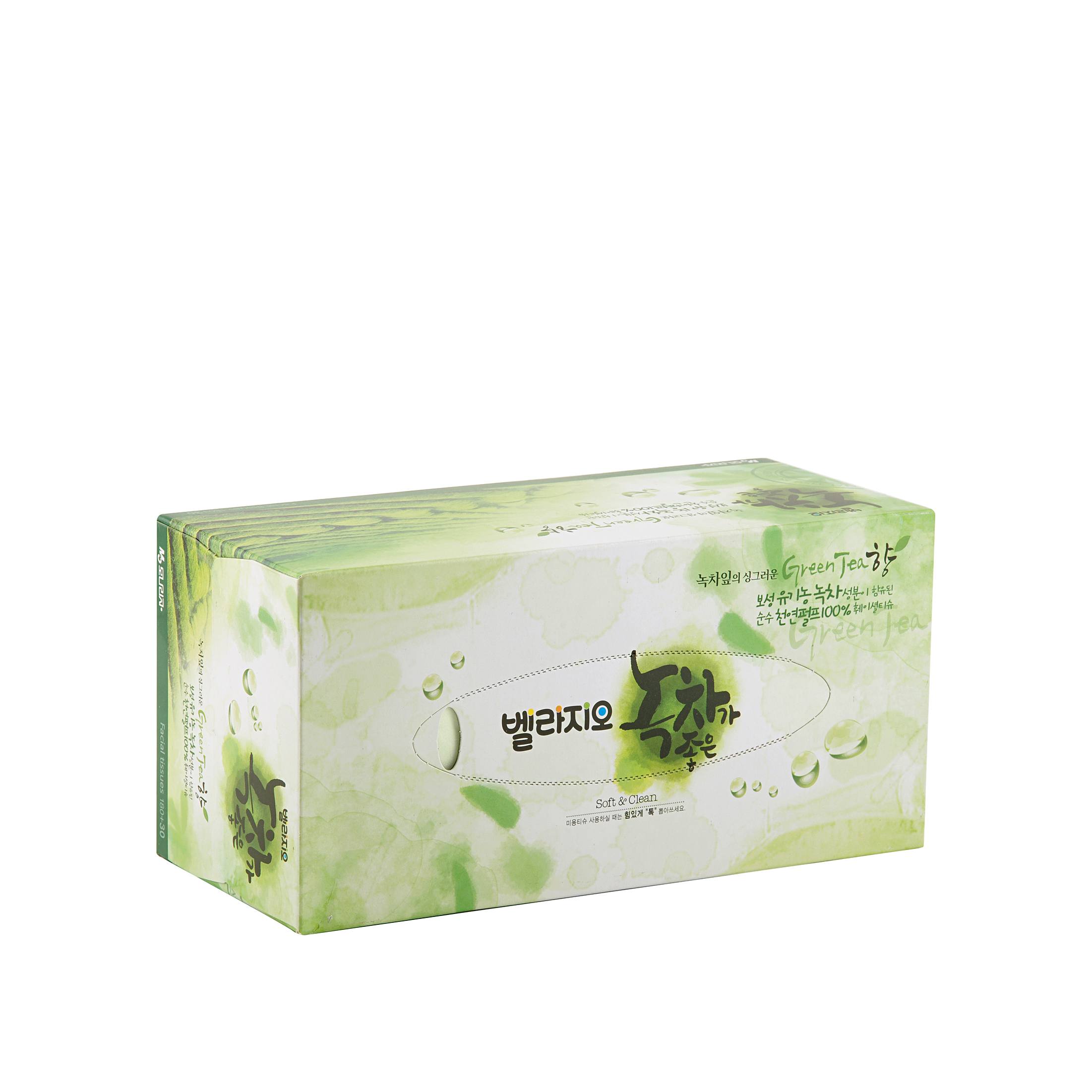 Салфетки для лица Bellagio Green Tea VISAGEHALL