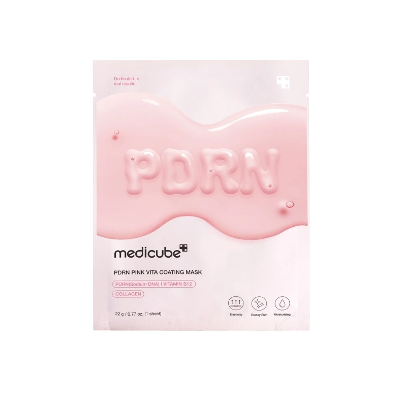 Маска тканевая с ПДРН и коллагеном для сияния кожи PDRN Pink Vita Coating Mask