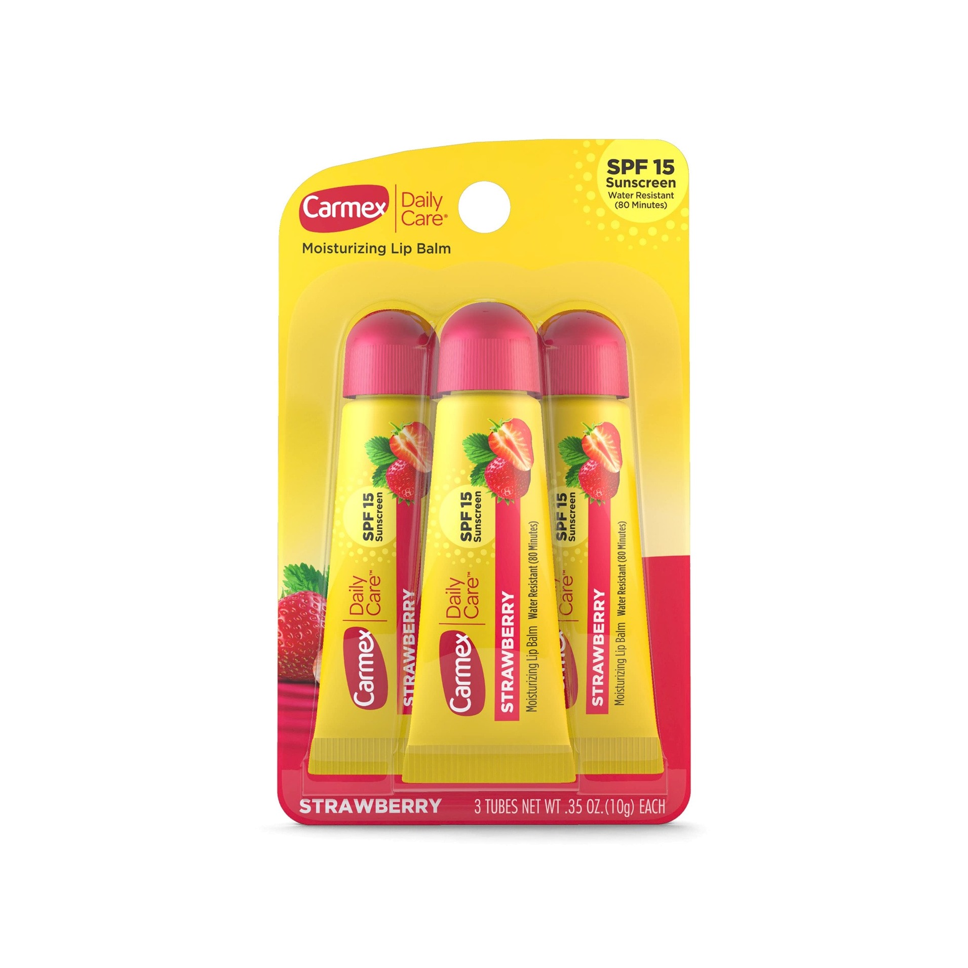 Набор бальзамов для губ клубника в тубе SPF15 купить в VISAGEHALL