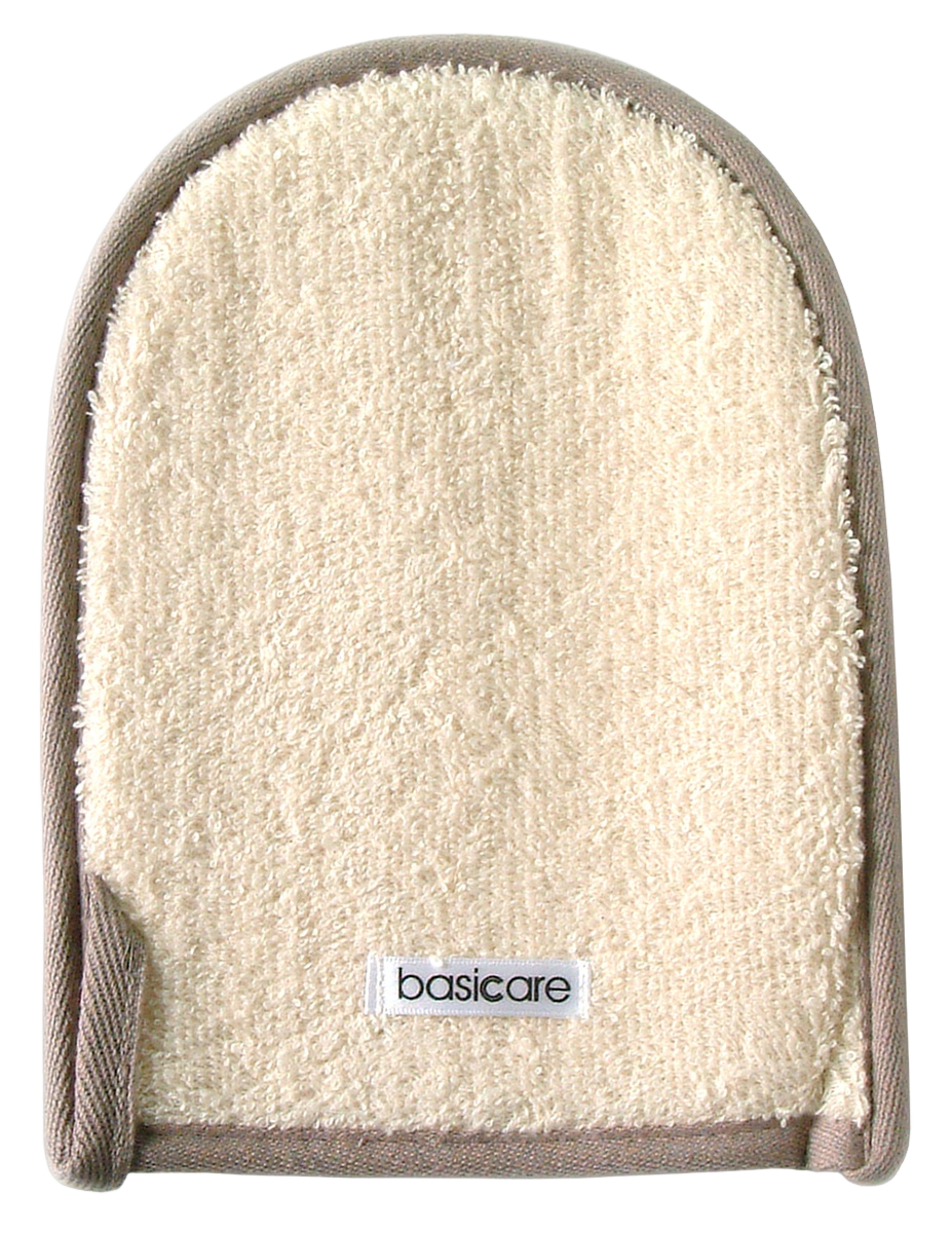 Мочалка-варежка банная люфа махровая ткань  купить в VISAGEHALL