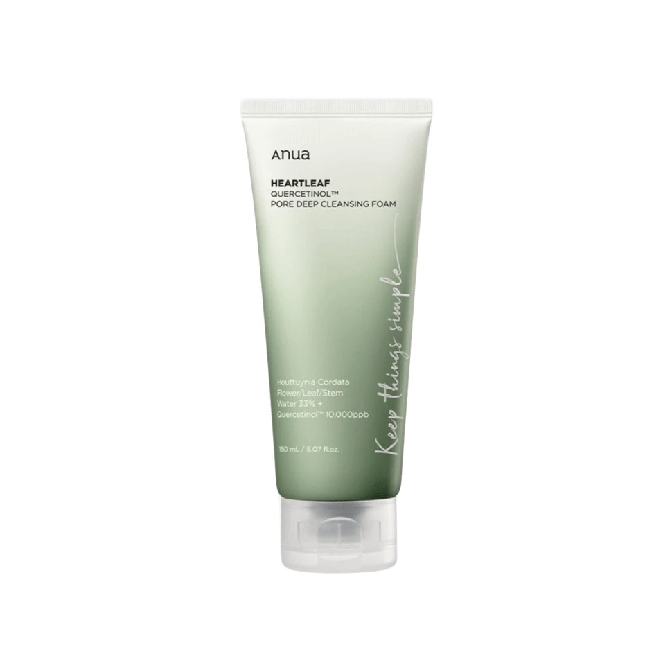 Пенка для умывания глубокоочищающая Heartleaf Quercetinol Cleansing Foam  купить в VISAGEHALL