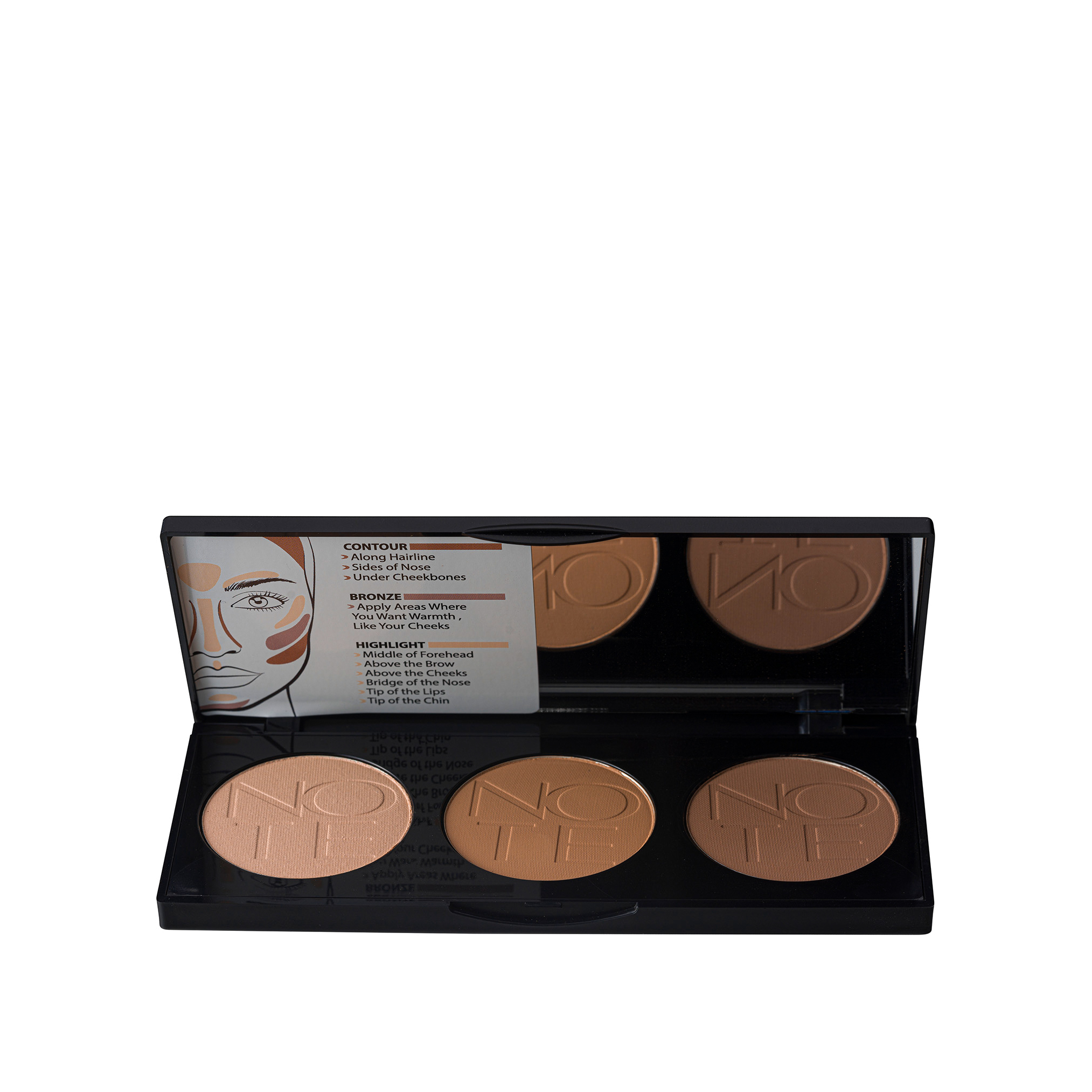 Палетка для контурирования лица Perfecting Contouring Powder Palette 