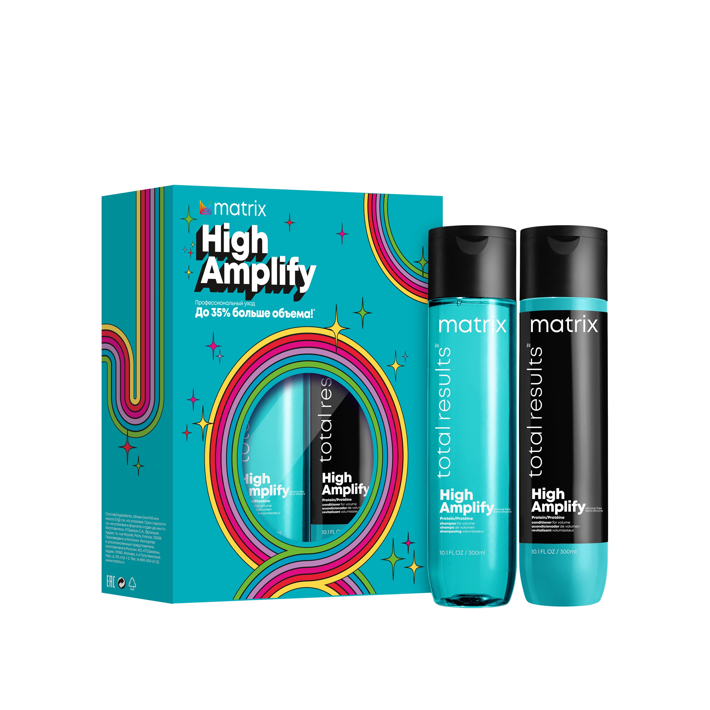 Набор для объема волос (шампунь+ кондиционер) High Amplify купить в VISAGEHALL