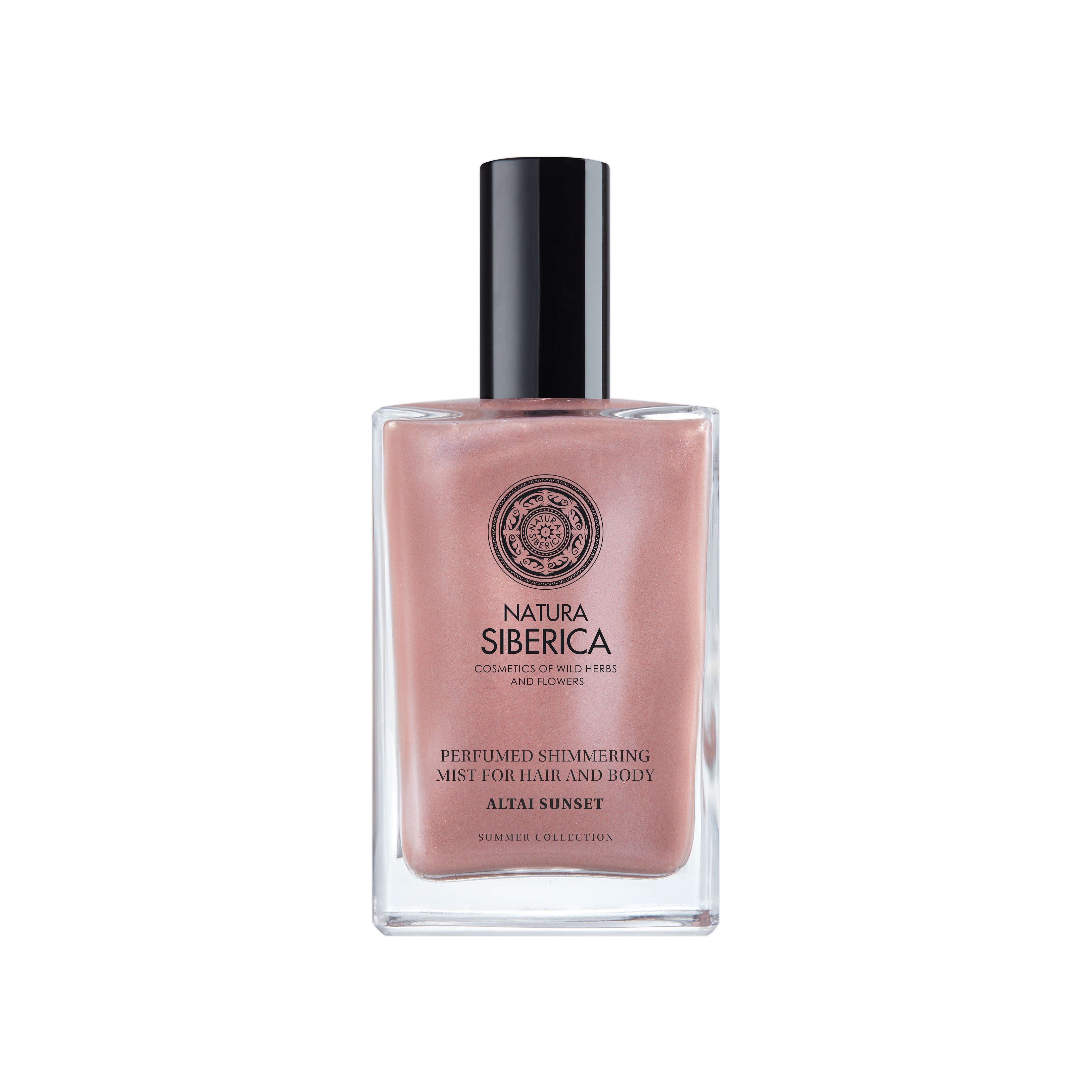 Мист для волос и тела увлажняющий парфюмированный с розовым шиммером Summer Collection купить в VISAGEHALL