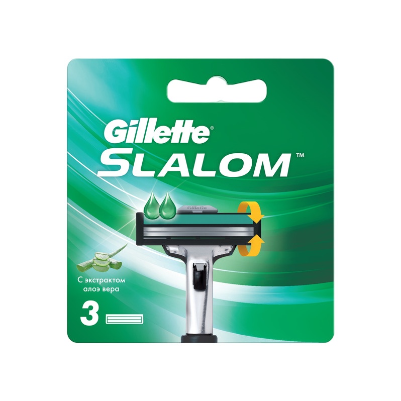 Кассеты Gillette Slalom купить в VISAGEHALL