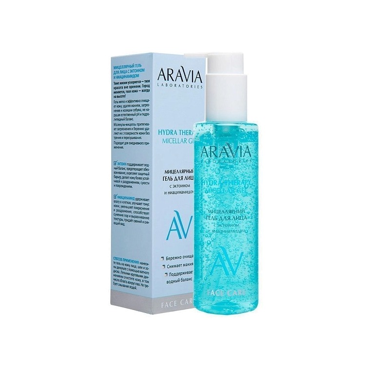 Гель мицеллярный для лица с эктоином и ниацинамидом Hydra Therapy купить в VISAGEHALL
