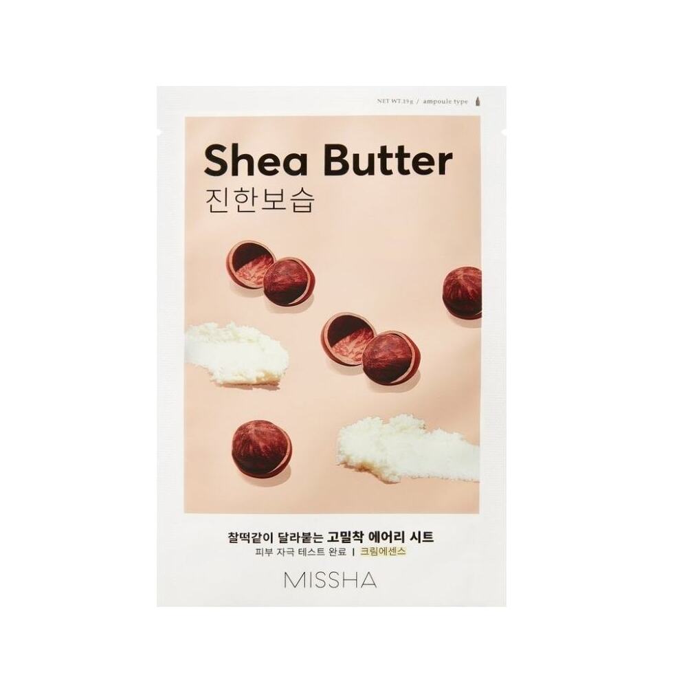 Маска для лица увлажняющая Airy Fit Sheet Mask Shea Butter магазин VISAGEHALL являющийся официальным дистрибьютором в России