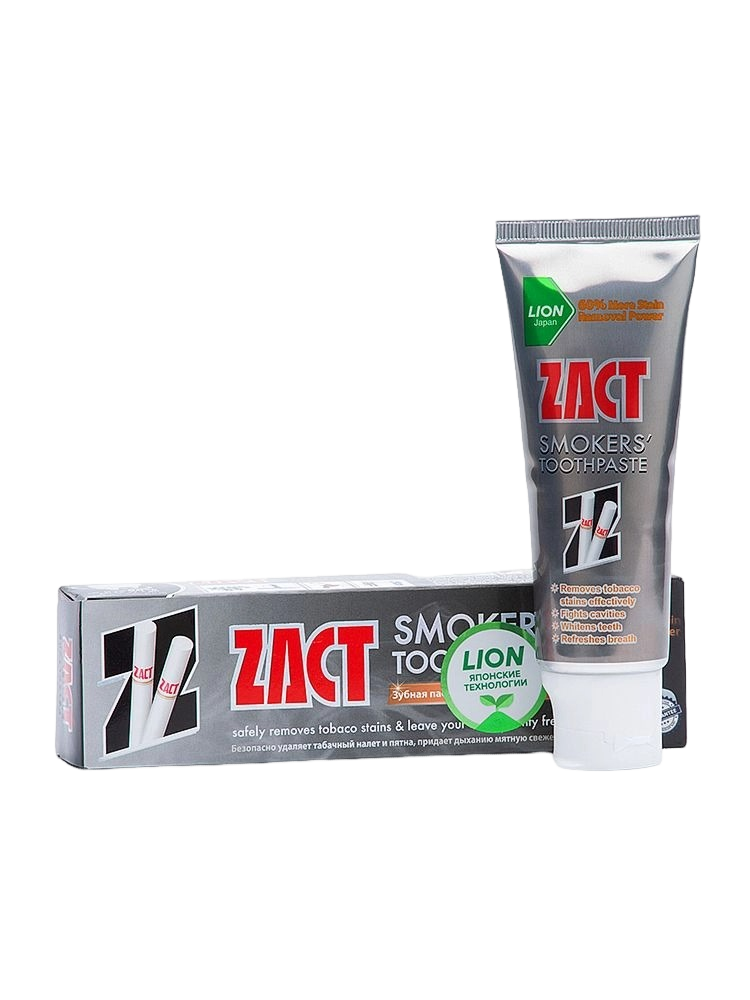 Паста зубная для курящих Thailand Zact купить в VISAGEHALL