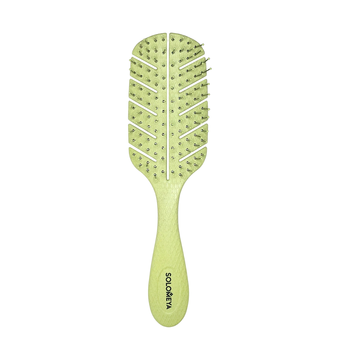 Био-расческа для волос массажная зеленая mini купить в VISAGEHALL