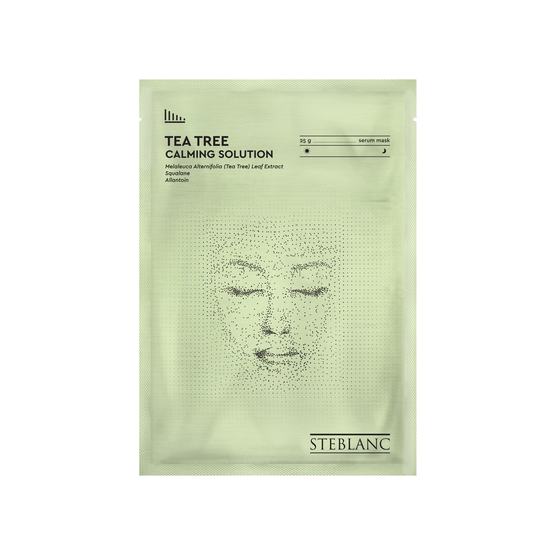 Тканевая маска сыворотка для лица успокаивающая с экстрактом чайного дерева VISAGEHALL