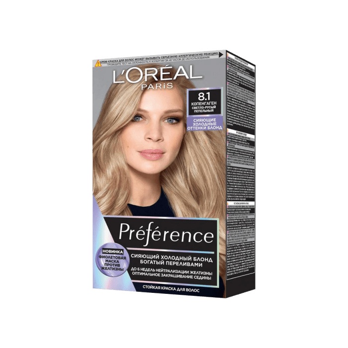 Краска для волос Preference Cool Blondes купить в VISAGEHALL