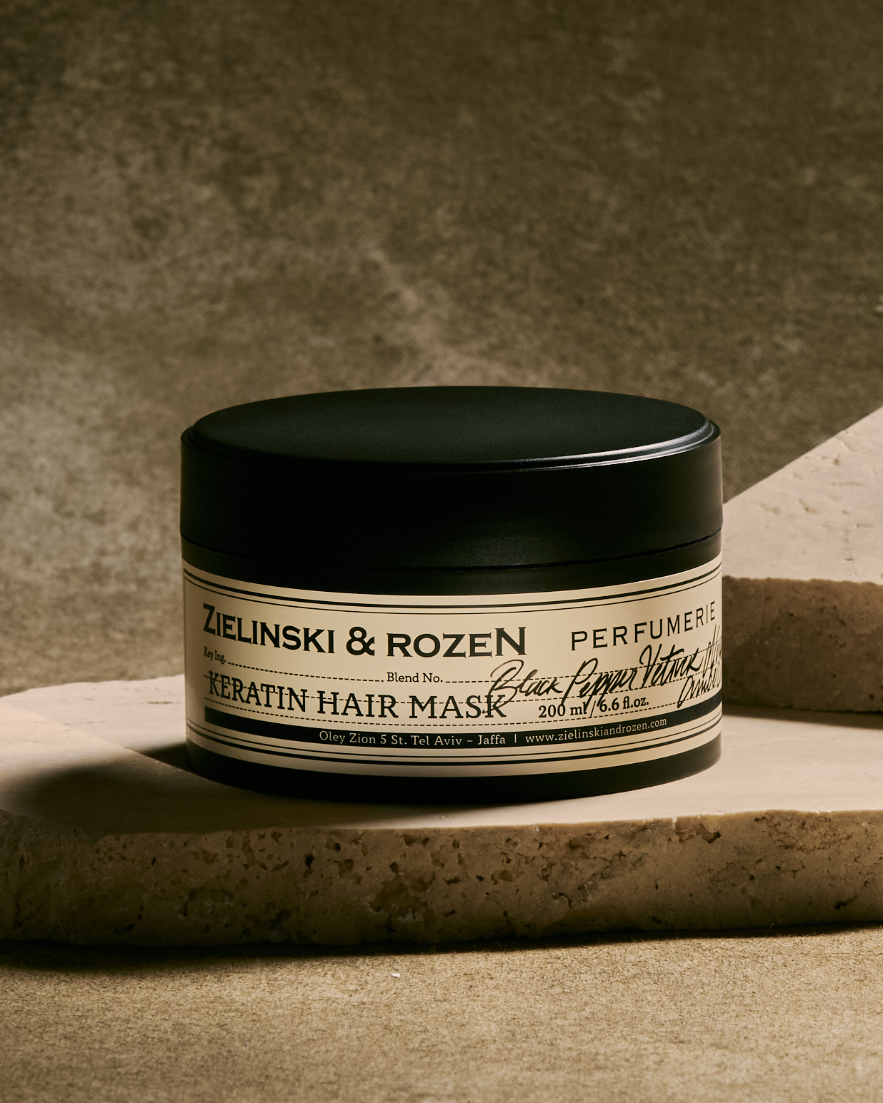 Маска для волос кератиновая Черный Перец, Ветивер, Нероли, Амбра купить в VISAGEHALL