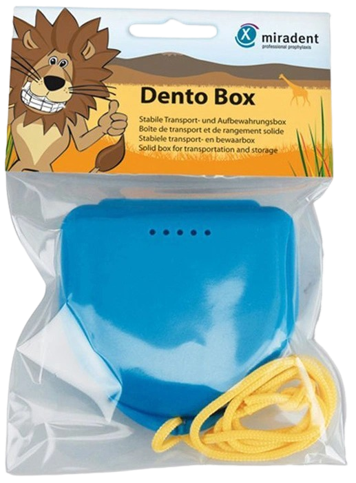 Бокс для хранения и транспортировки голубой Dento Box купить в VISAGEHALL