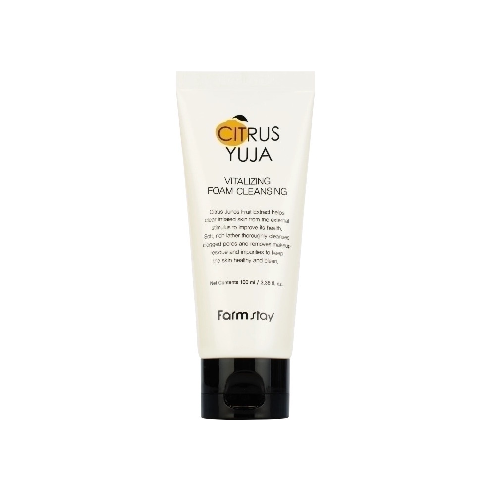 Витаминизирующая пенка для лица с юдзу Citrus Yuja Vitalizing Foam Cleansing купить в VISAGEHALL