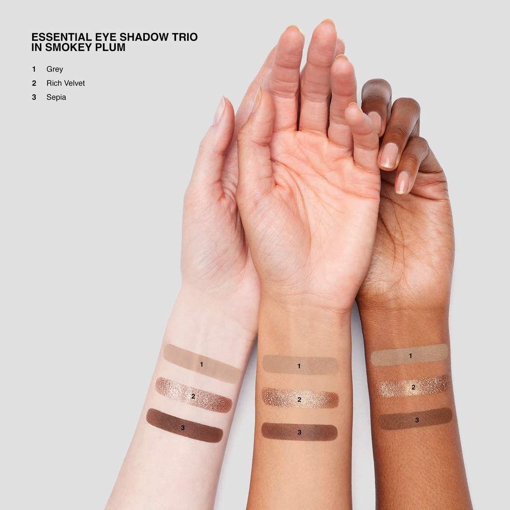 Палетка для глаз Essential Eyeshadow Trios 