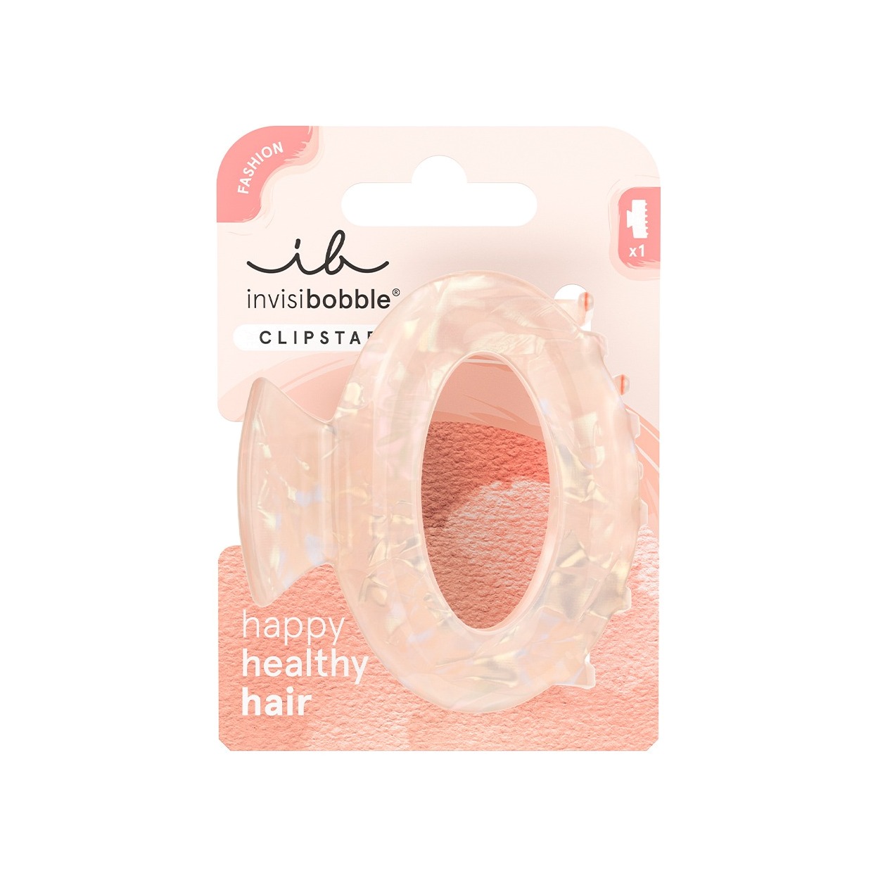 Заколка-крабик invisibobble Rosy Bliss (размер М) купить в VISAGEHALL
