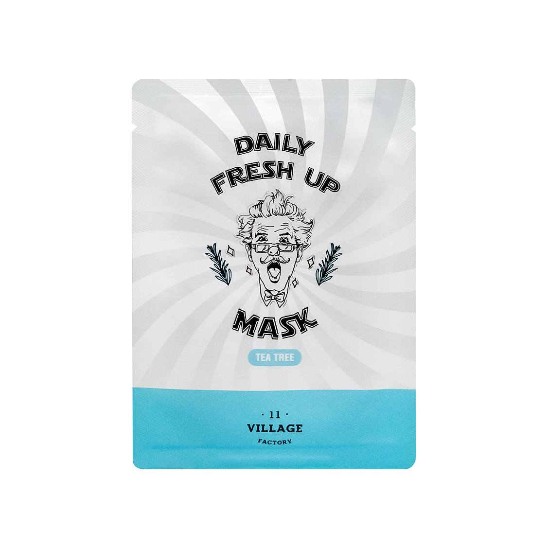 Маска успокаивающая с экстрактом чайного Daily Fresh Up Mask Tea магазин VISAGEHALL являющийся официальным дистрибьютором в России