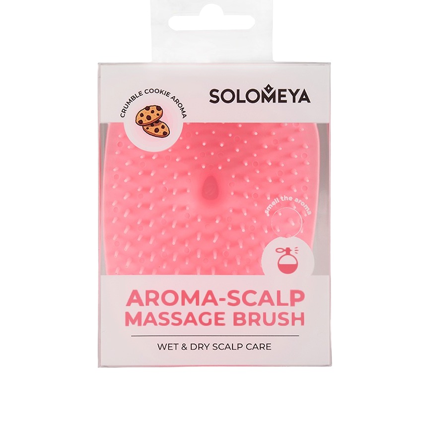 Расческа массажаная для мытья волос с ароматом Крамбл Кукис купить в VISAGEHALL