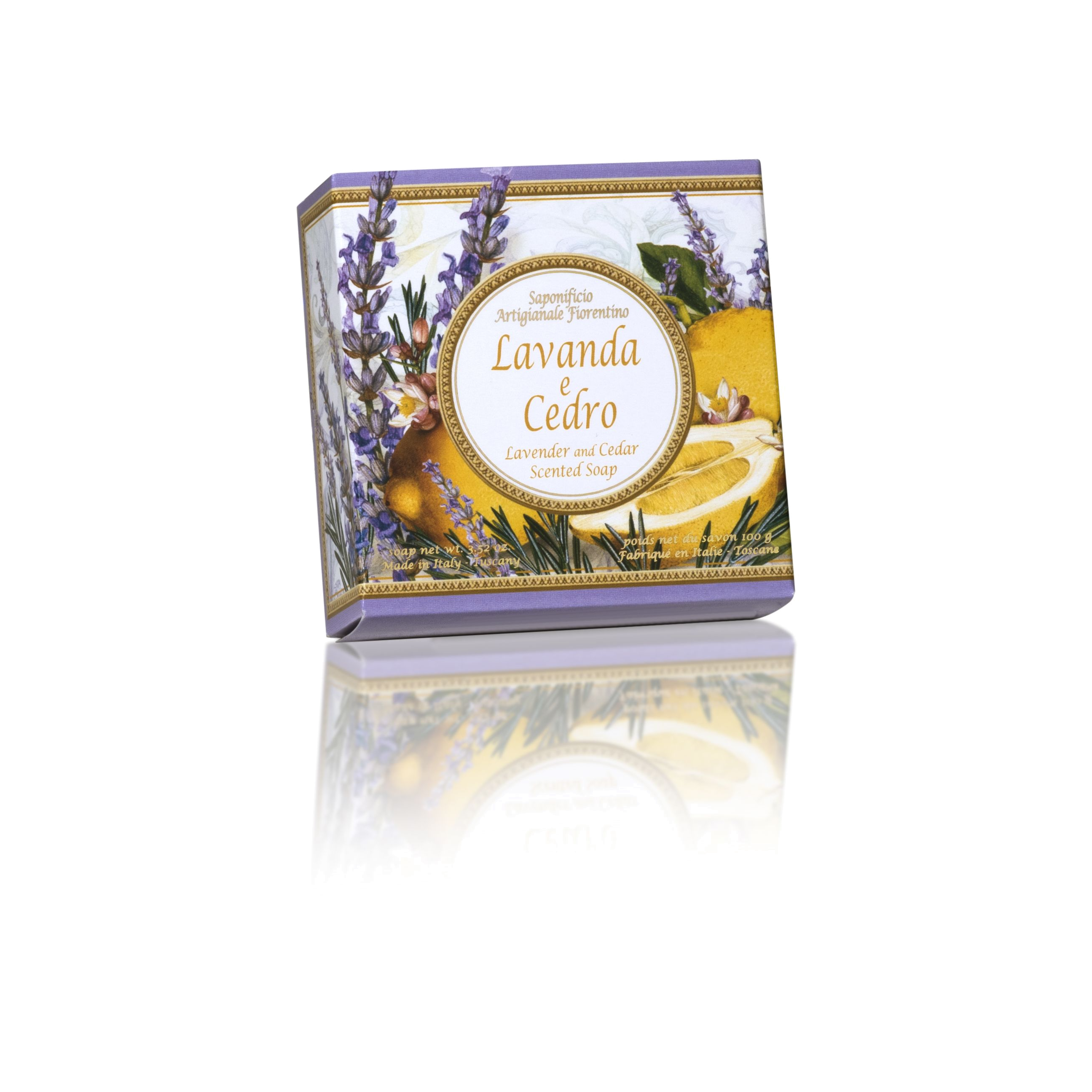 Мыло парфюмированное Лаванда и цедра лимона VISAGEHALL