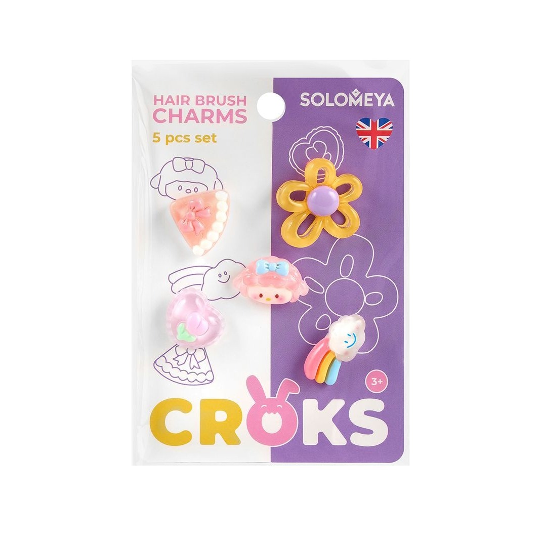 Набор украшений для расчески Радуга