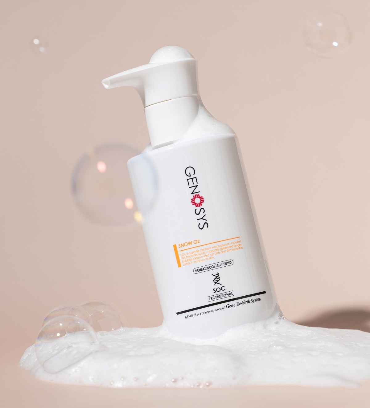 Очищающая пенка для лица кислородная Snow O2