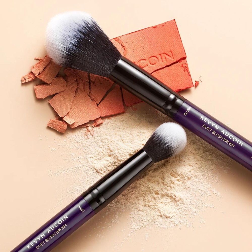 Кисть для румян двусторонняя Duet Blush Brush купить в VISAGEHALL