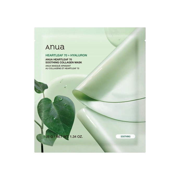 Маска гидрогелевая успокаивающая с экстрактом хауттюйнии Heartleaf 70 Soothing Collagen Mask