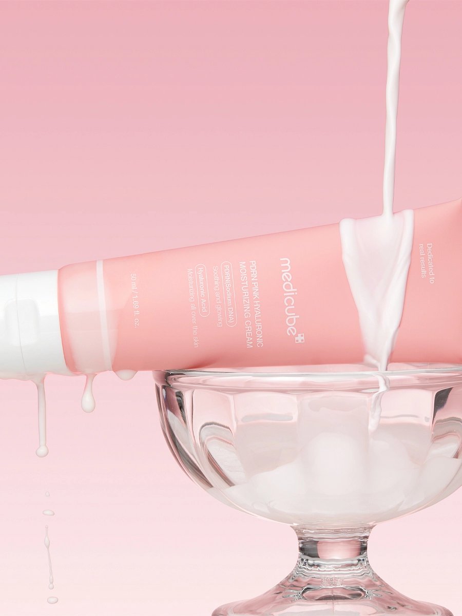 Крем для лица пептидный с PDRN Pink Hyaluronic Moisturizing Cream
