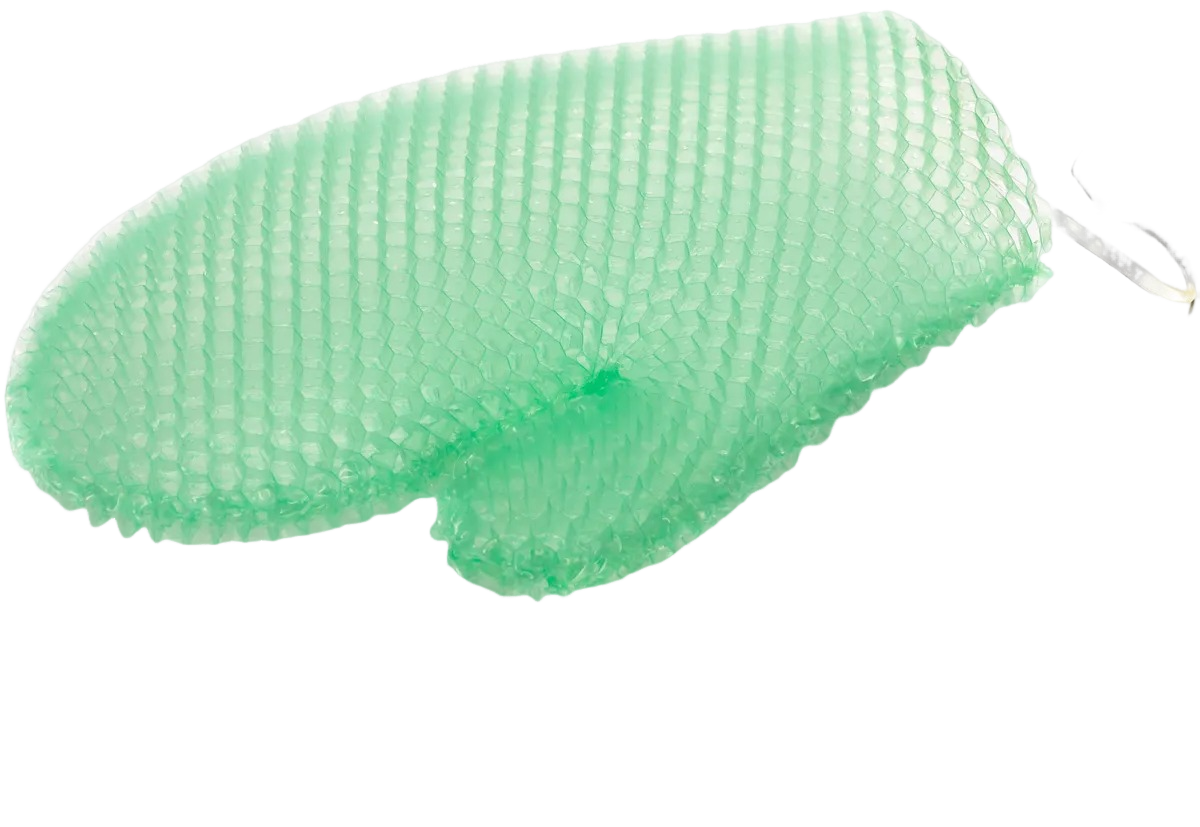 Мочалка-рукавичка для тела зелёная Bath Mitt Stimulite® купить в VISAGEHALL