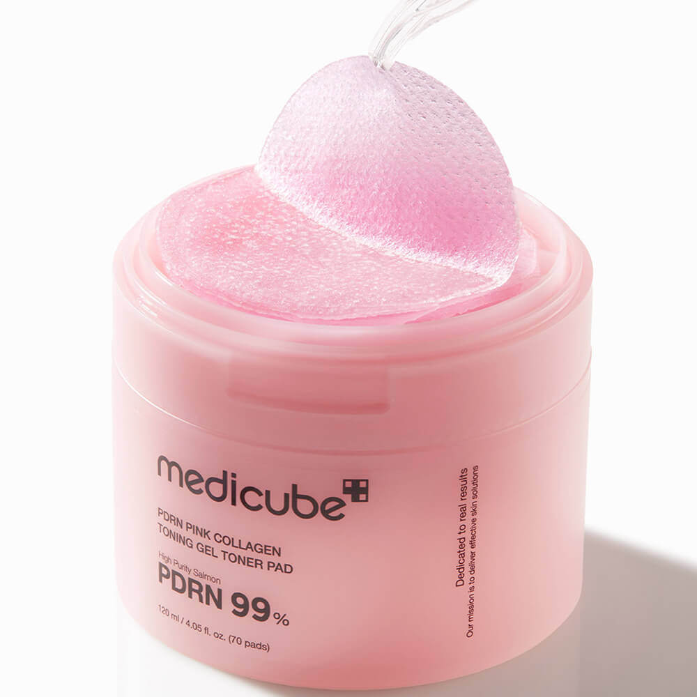 Тонер-пэды гелевые с ПДРН и коллагеном PDRN Pink Collagen