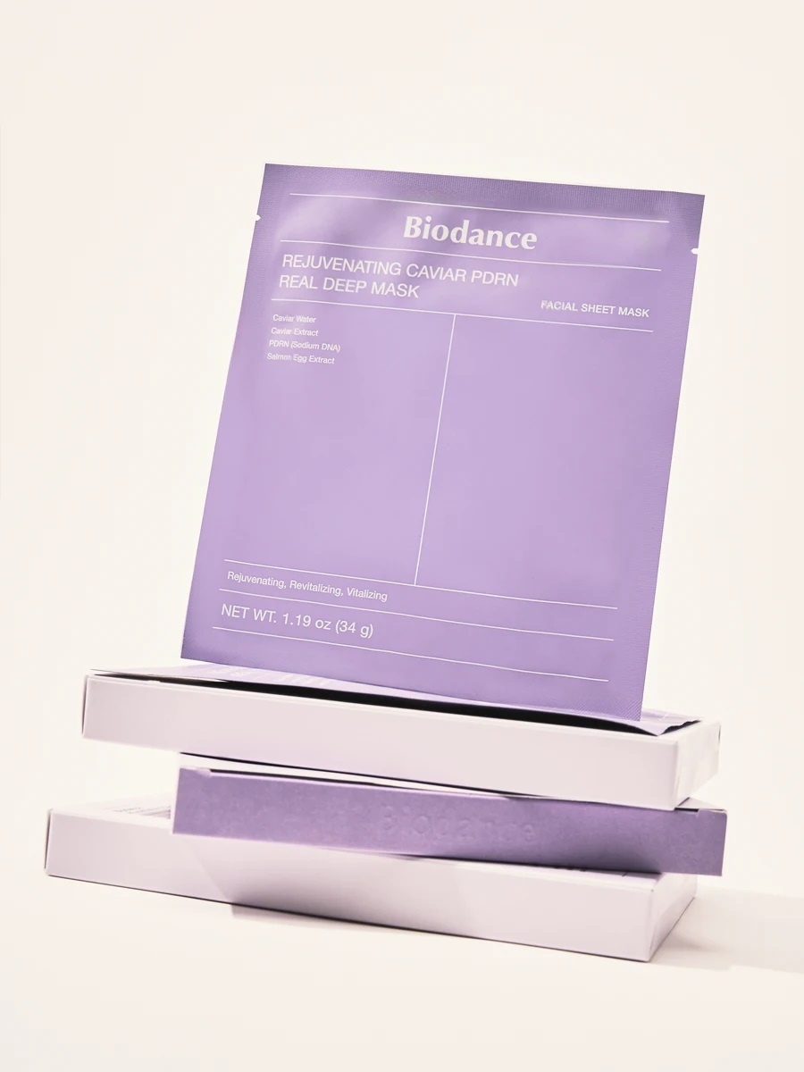 Маска ночная гидрогелевая с ПДРН и икрой Rejuvenating Caviar PDRN Real Deep Mask