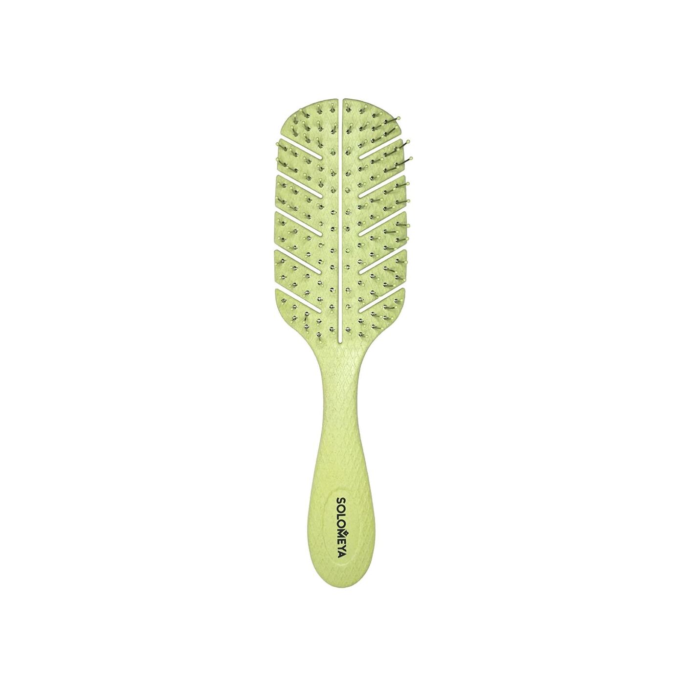 Био-расческа для волос массажная зеленая mini купить в VISAGEHALL