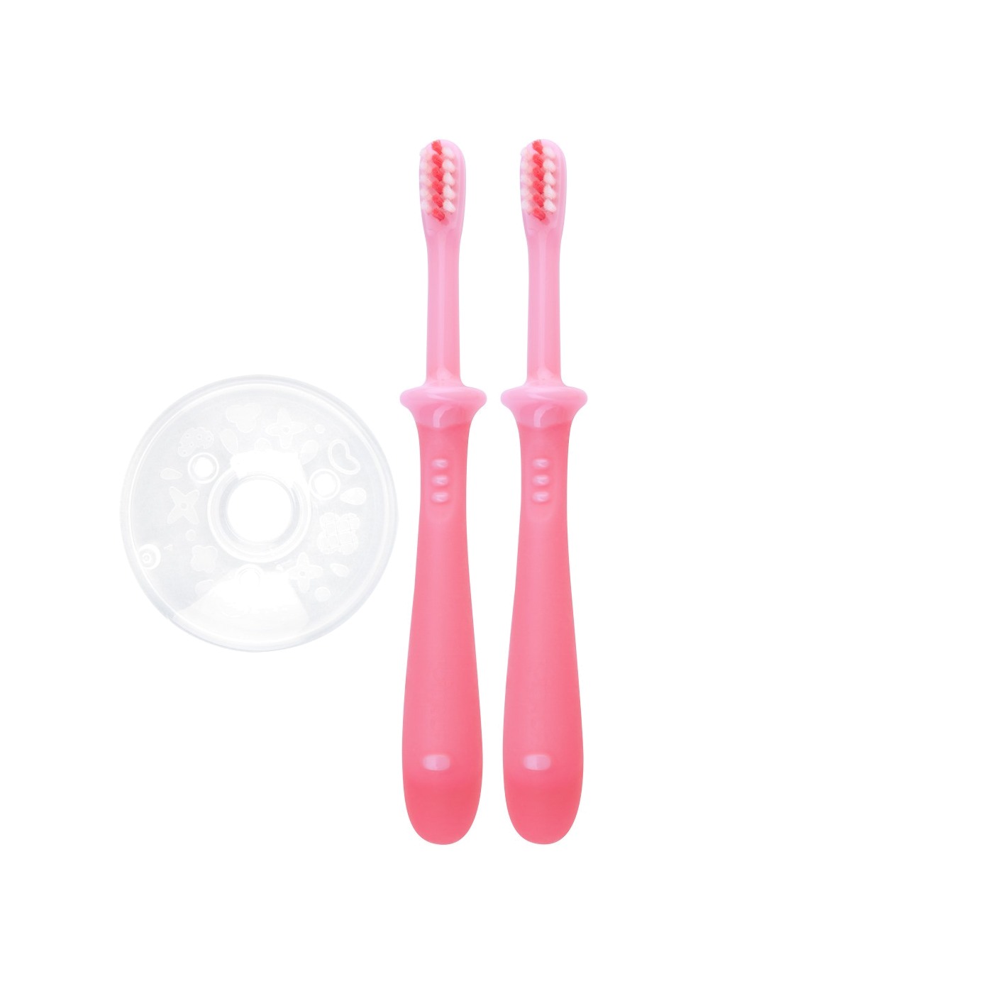 Набор зубных щеток для детей от 18 мес Step 4 Розовые VISAGEHALL