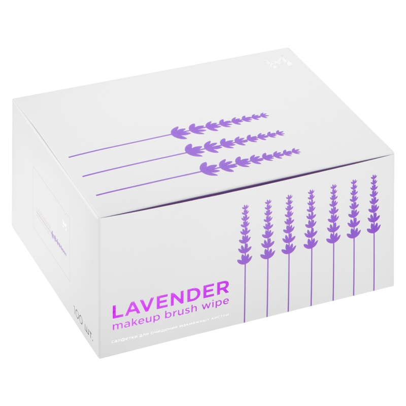 Салфетки для очищения макияжных кистей Lavender 