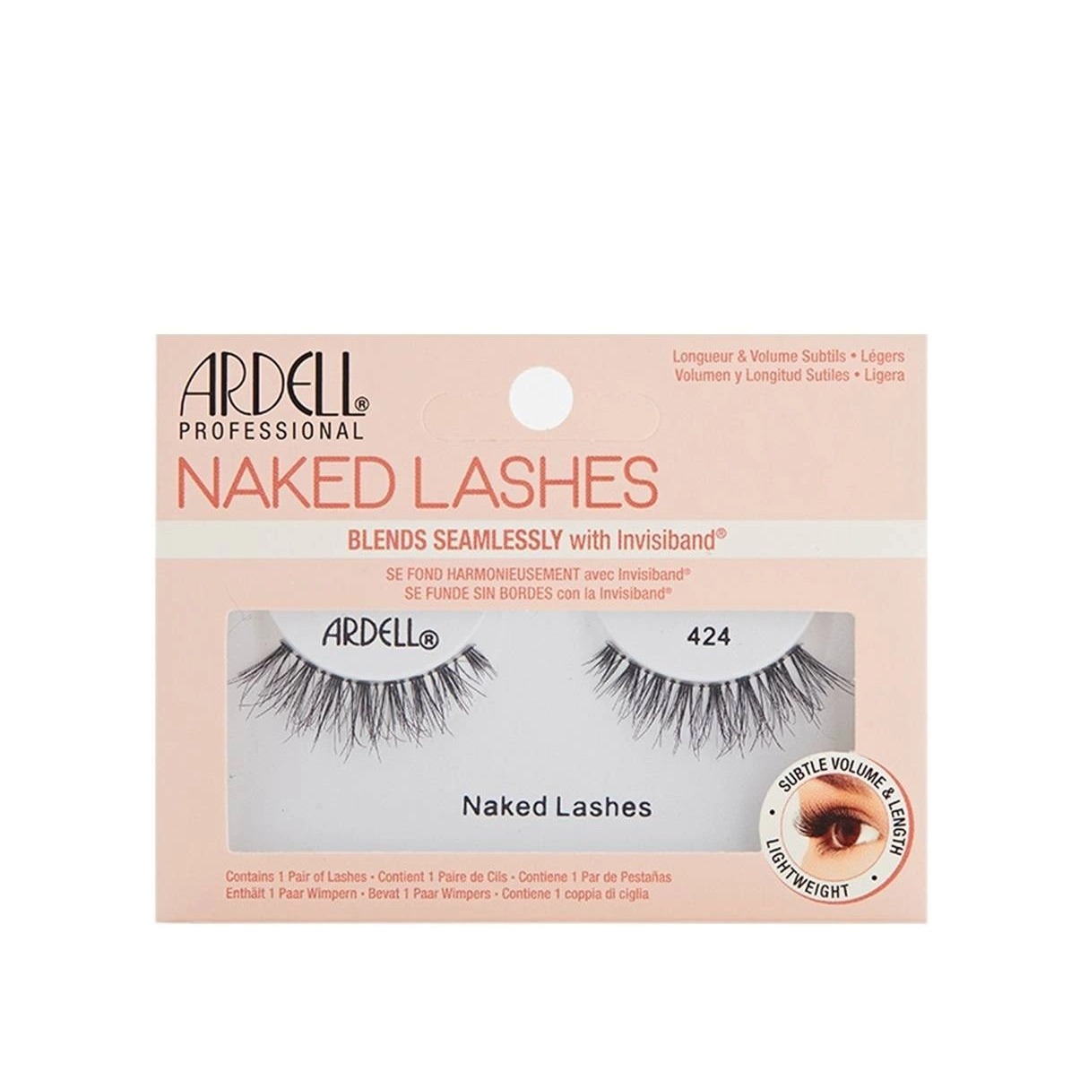 Ресницы накладные Naked Lashes 424  купить в VISAGEHALL