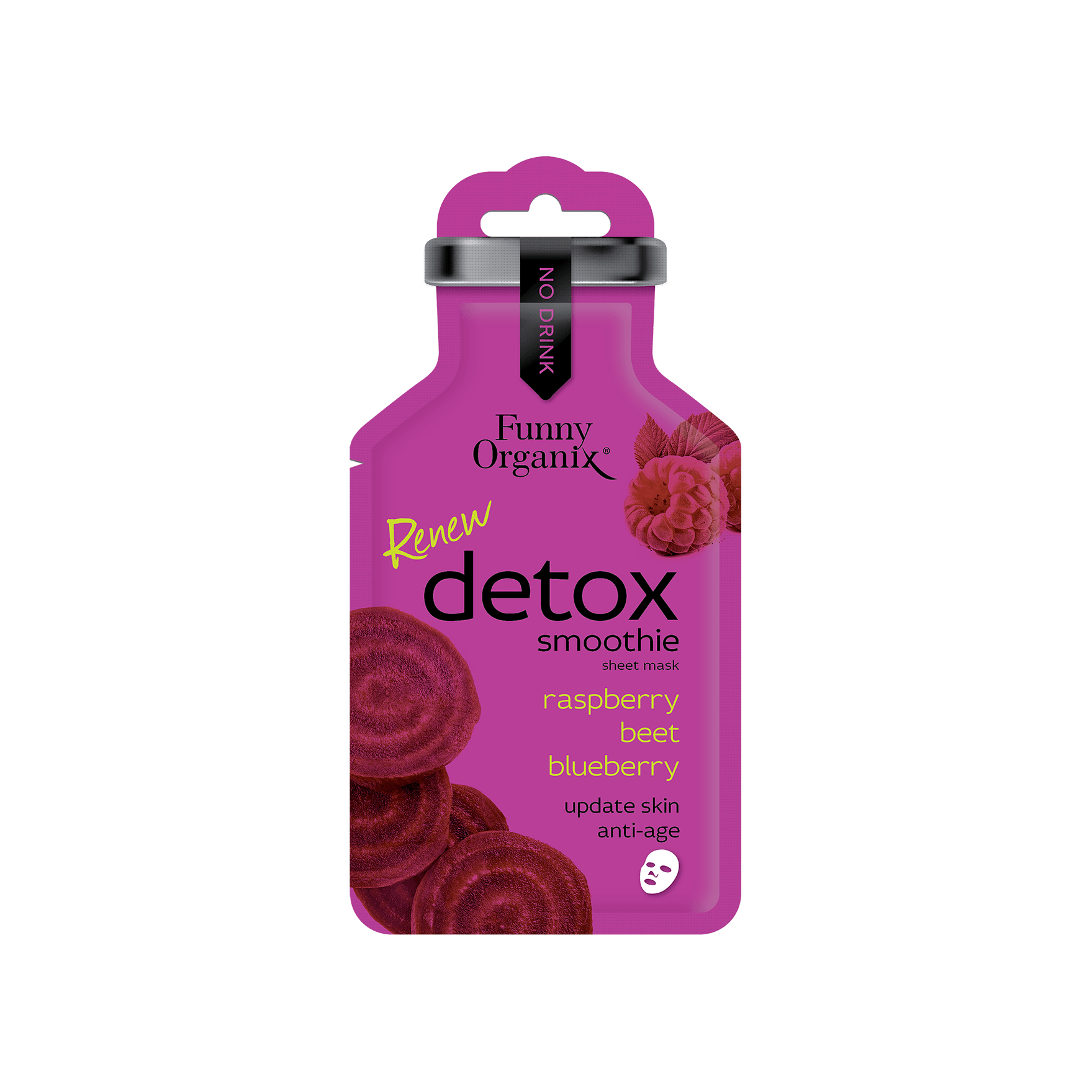 Антивозрастная тканевая маска для лица Renew Detox Smoothie магазин VISAGEHALL являющийся официальным дистрибьютором в России