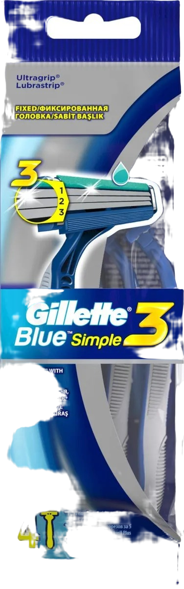 Бритвы одноразовые Blue Simple3 Sensitive  купить в VISAGEHALL