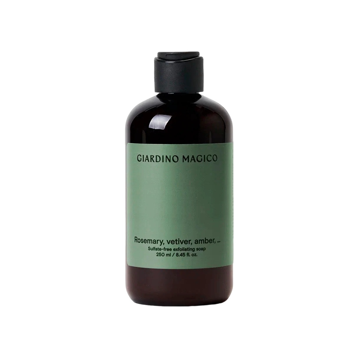 Жидкое мыло для рук бессульфатное с микрогранулами кремния Rosemary, vetiver, amber купить в VISAGEHALL