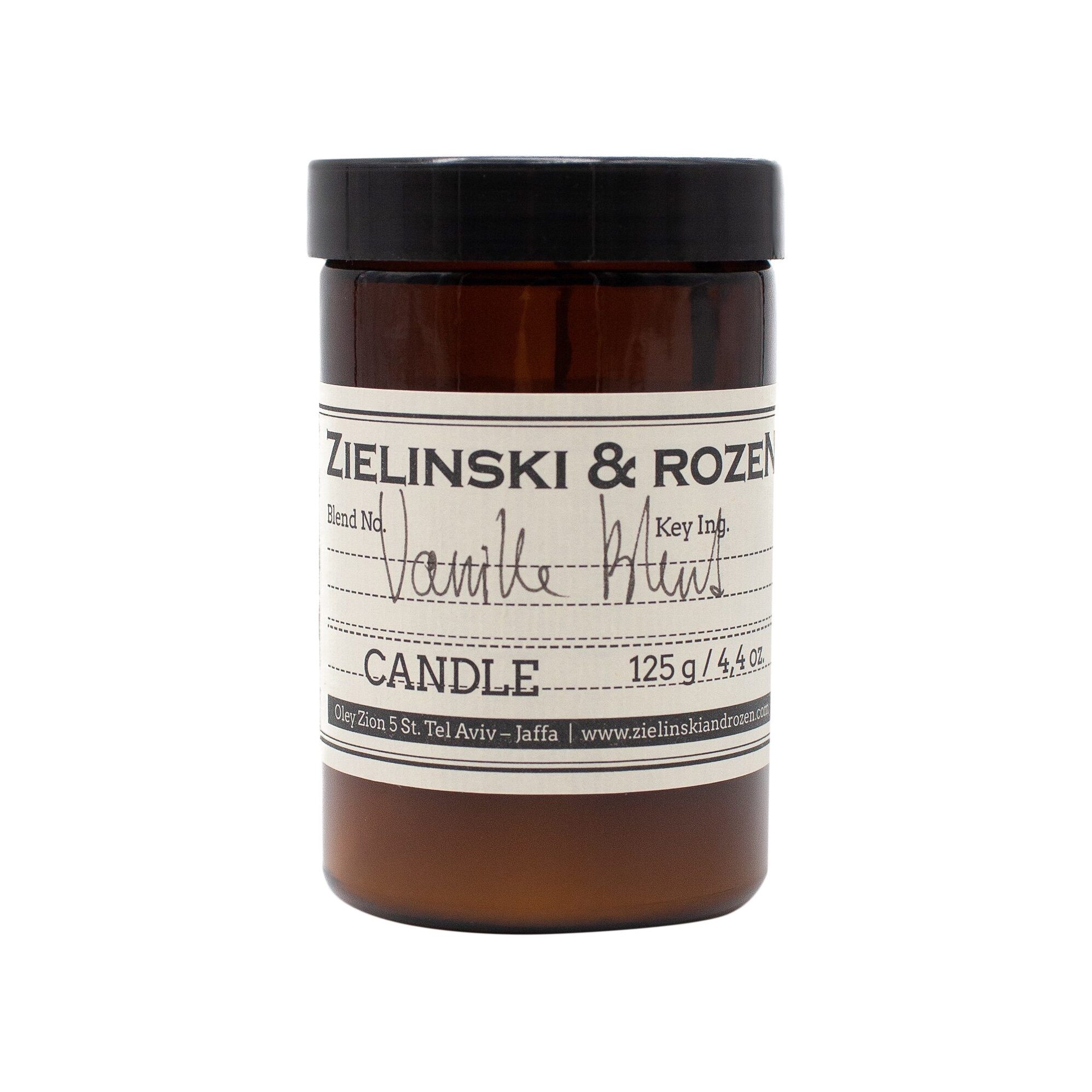Свеча для дома Vanilla blend 125г магазин VISAGEHALL являющийся официальным дистрибьютором в России